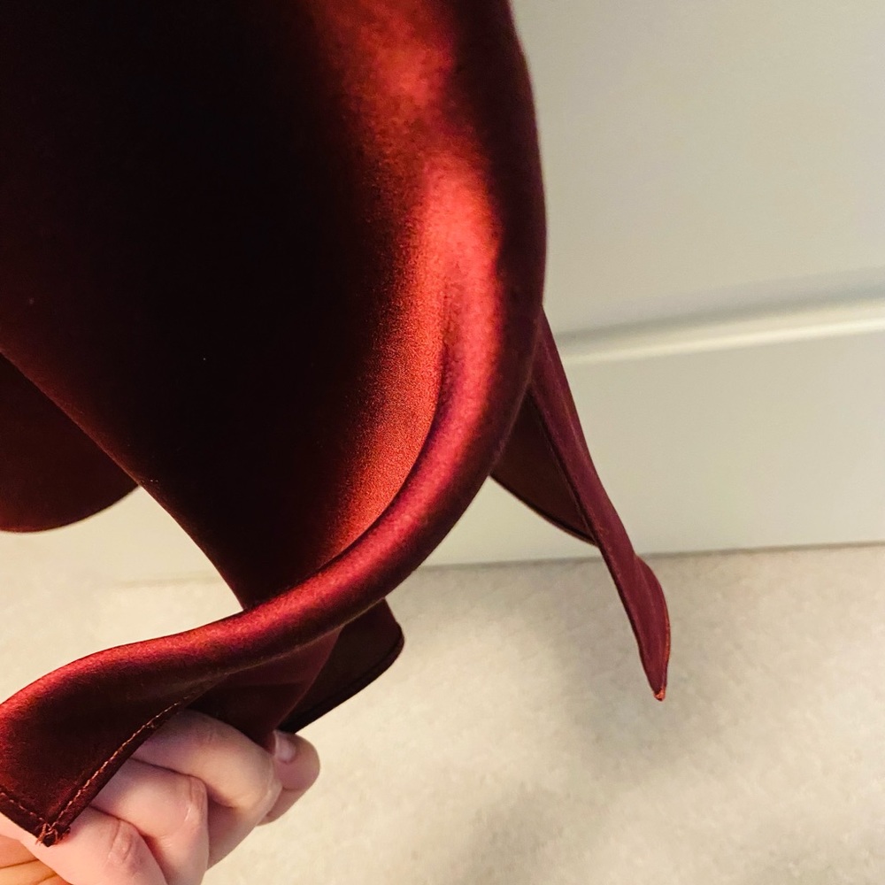 Cami NYC Silk Raven Dress in Burgundy